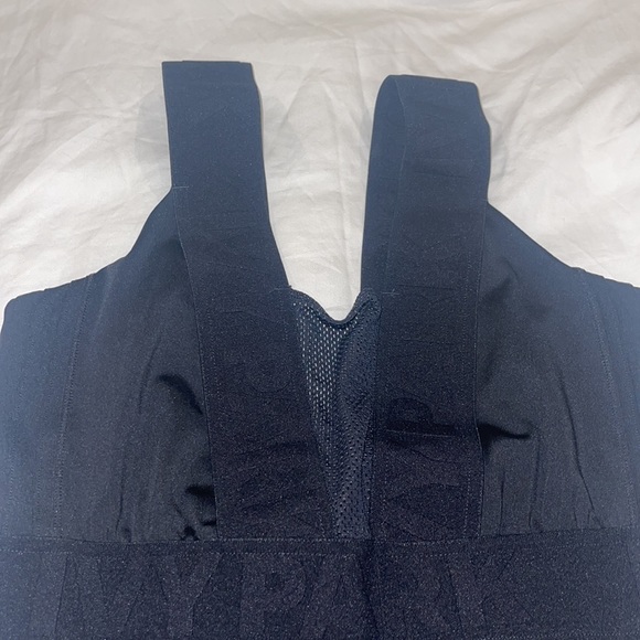 Ivy Park Black Mesh Workout Bodysuit - Picture 2 of 7